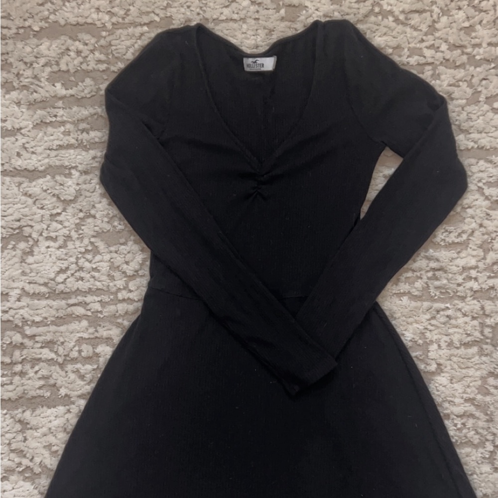 hollister black dress